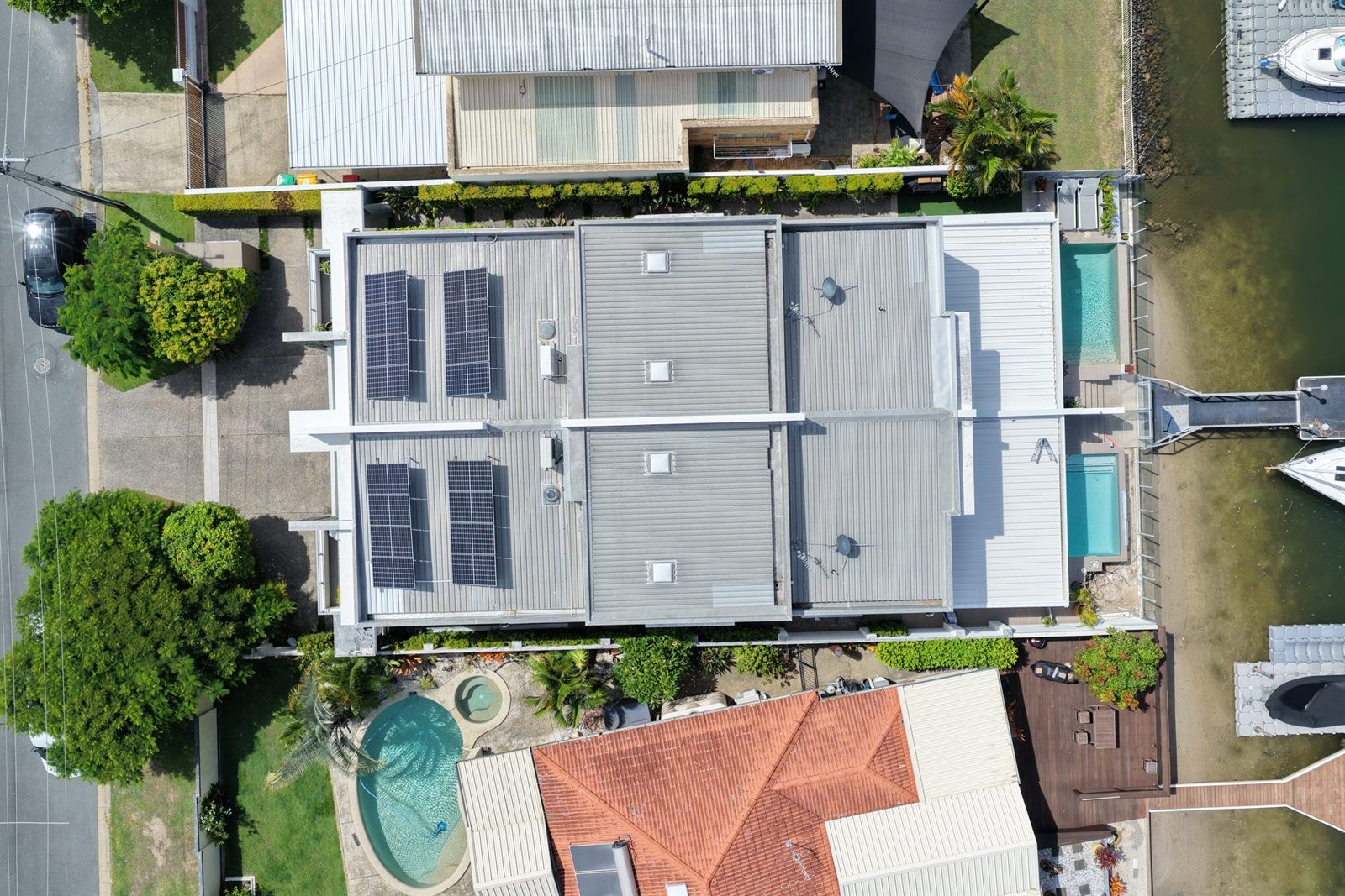 Aerial drone roof imagery